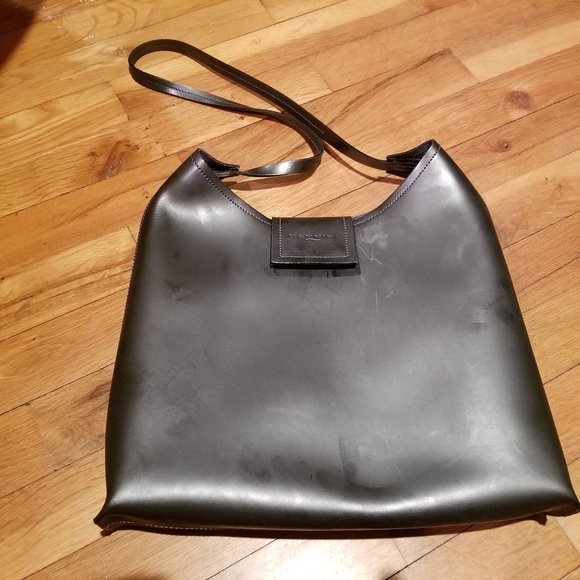 NANNINI LEATHER SINGLE HANDLE LADIES HANDBAG/PURSE - MADE IN ITALY - Picture 1 of 3